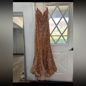 Mardi Gras Ball/ Prom Dress